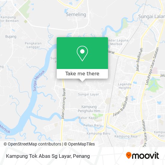 Peta Kampung Tok Abas Sg Layar