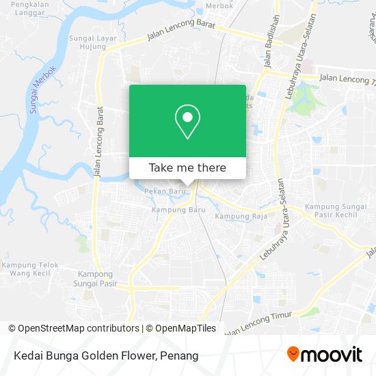 Peta Kedai Bunga Golden Flower