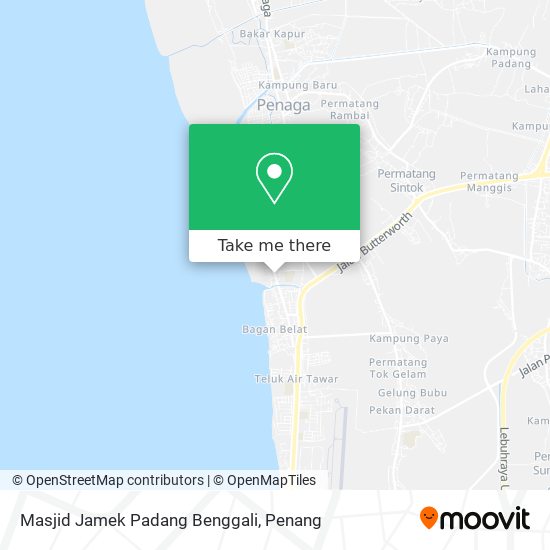 Masjid Jamek Padang Benggali map