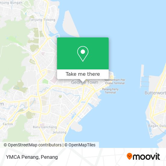 YMCA Penang map