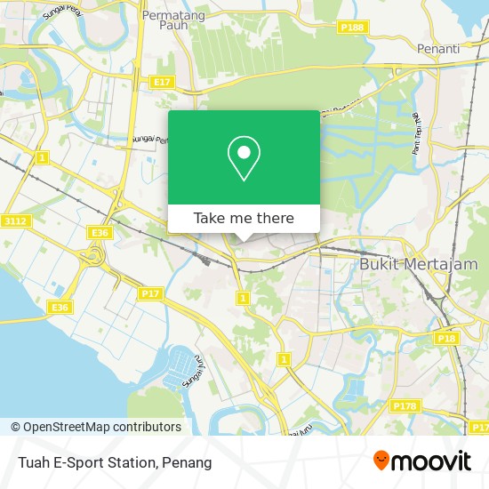 Tuah E-Sport Station map