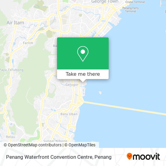 Penang Waterfront Convention Centre map