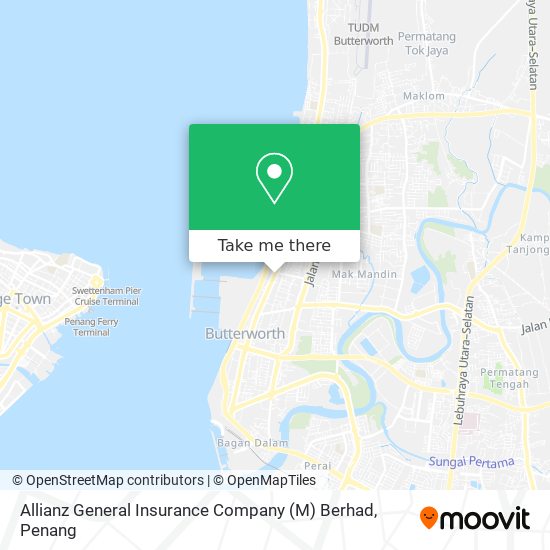 Allianz General Insurance Company (M) Berhad map