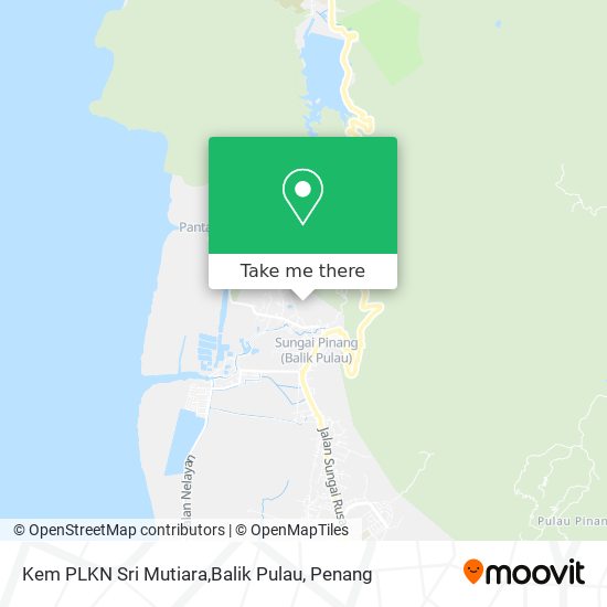 Peta Kem PLKN Sri Mutiara,Balik Pulau