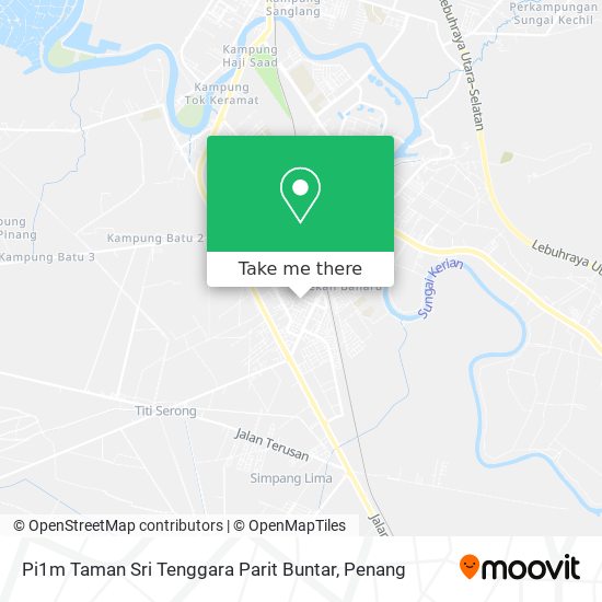Pi1m Taman Sri Tenggara Parit Buntar map