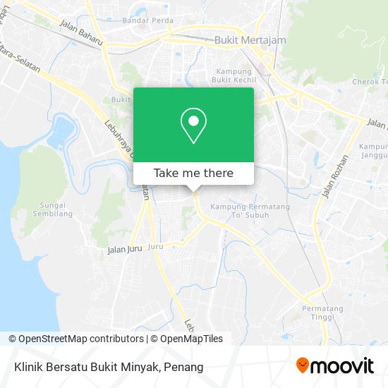 Klinik Bersatu Bukit Minyak map