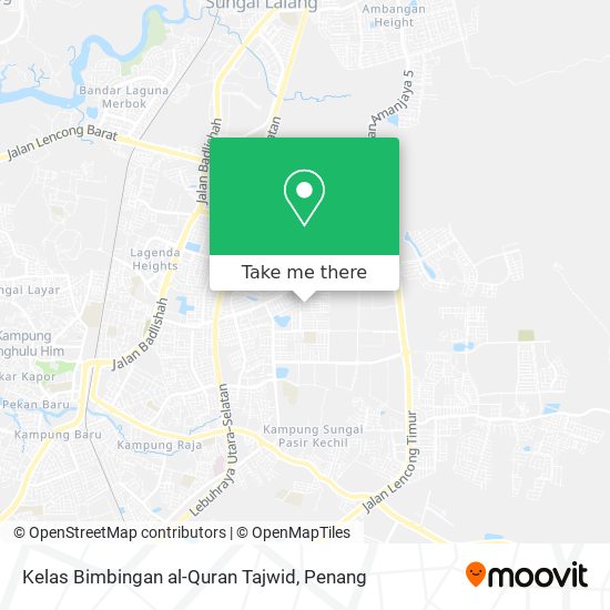 Peta Kelas Bimbingan al-Quran Tajwid
