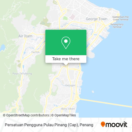 Peta Persatuan Pengguna Pulau Pinang (Cap)