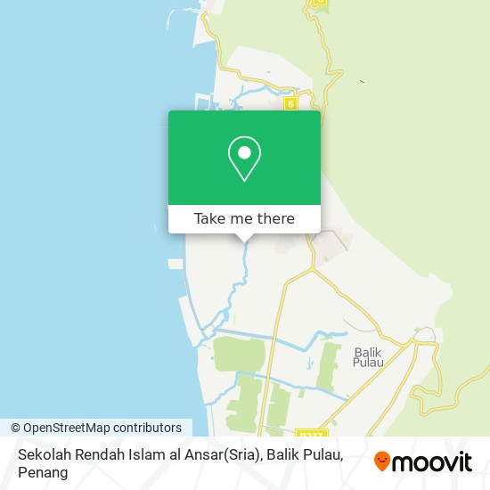Sekolah Rendah Islam al Ansar(Sria), Balik Pulau map