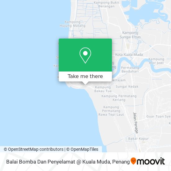 Peta Balai Bomba Dan Penyelamat @ Kuala Muda