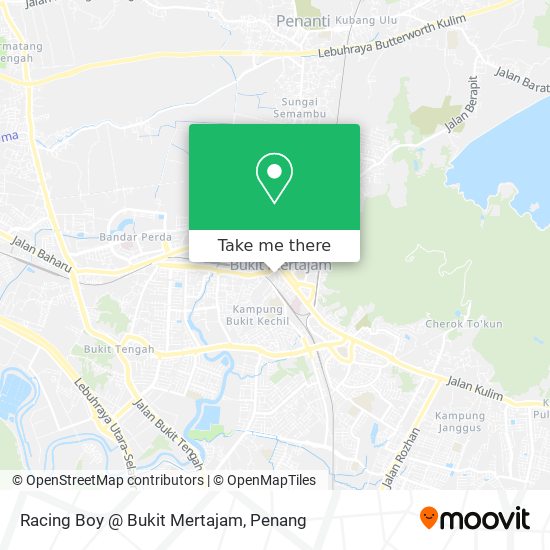 Racing Boy @ Bukit Mertajam map