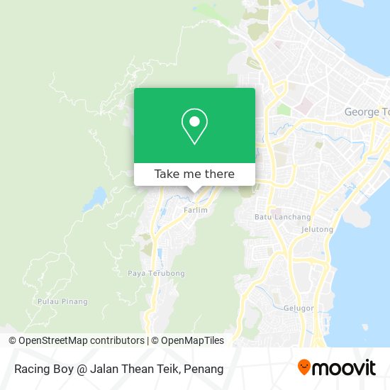 Racing Boy @ Jalan Thean Teik map