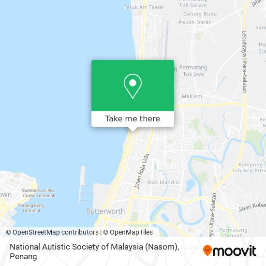 National Autistic Society of Malaysia (Nasom) map