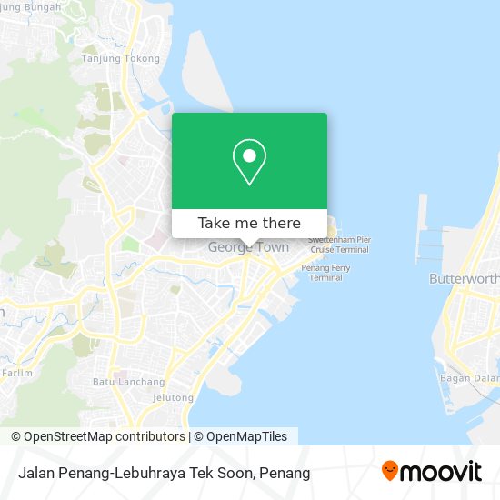 Peta Jalan Penang-Lebuhraya Tek Soon