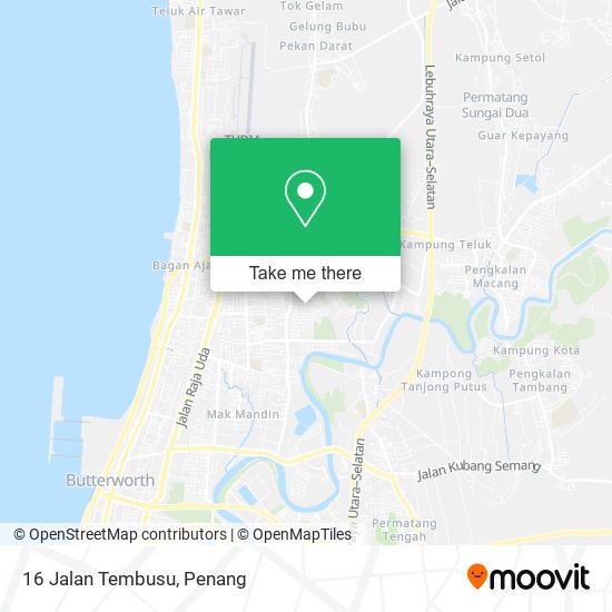 Peta 16 Jalan Tembusu