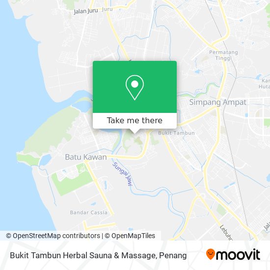 Bukit Tambun Herbal Sauna & Massage map