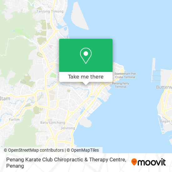 Penang Karate Club Chiropractic & Therapy Centre map