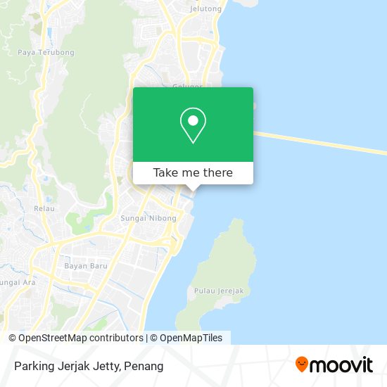 Parking Jerjak Jetty map