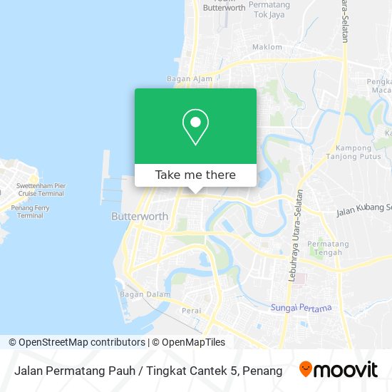 Jalan Permatang Pauh / Tingkat Cantek 5 map