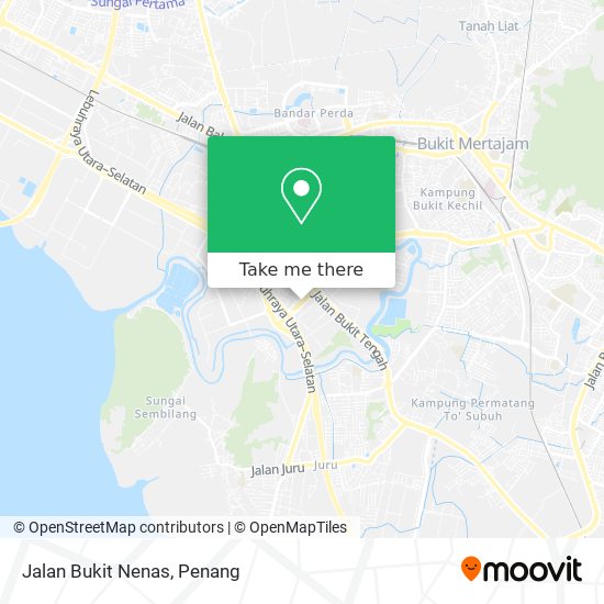 Peta Jalan Bukit Nenas