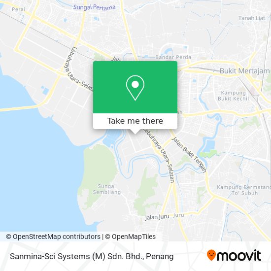 Sanmina-Sci Systems (M) Sdn. Bhd. map