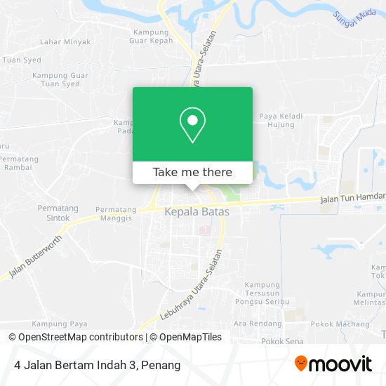 4 Jalan Bertam Indah 3 map