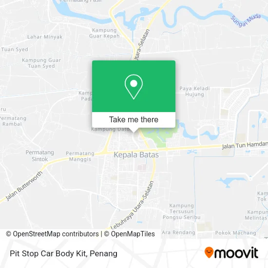 Pit Stop Car Body Kit map