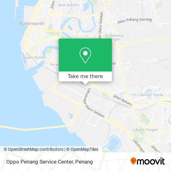 Peta Oppo Penang Service Center