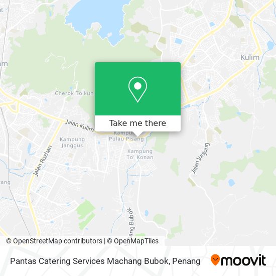 Peta Pantas Catering Services Machang Bubok