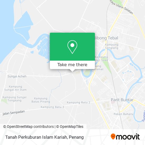 Tanah Perkuburan Islam Kariah map
