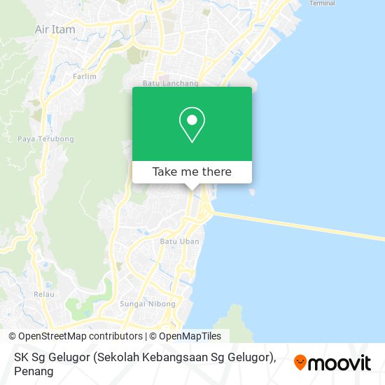 SK Sg Gelugor (Sekolah Kebangsaan Sg Gelugor) map