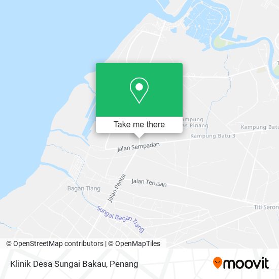 Klinik Desa Sungai Bakau map