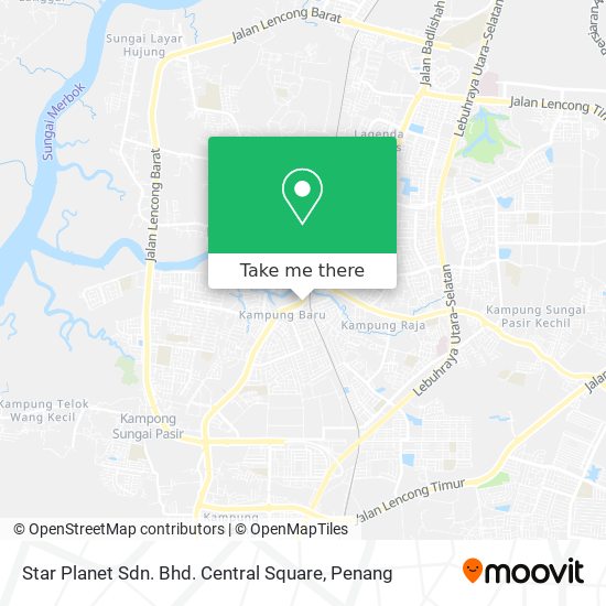 Star Planet Sdn. Bhd. Central Square map