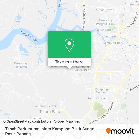 Tanah Perkuburan Islam Kampung Bukit Sungai Pasir map