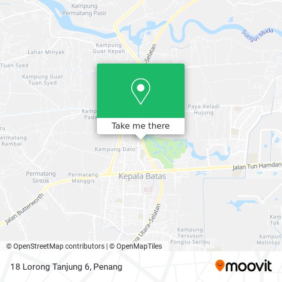 Peta 18 Lorong Tanjung 6