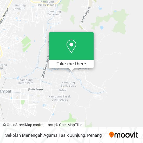 Peta Sekolah Menengah Agama Tasik Junjung