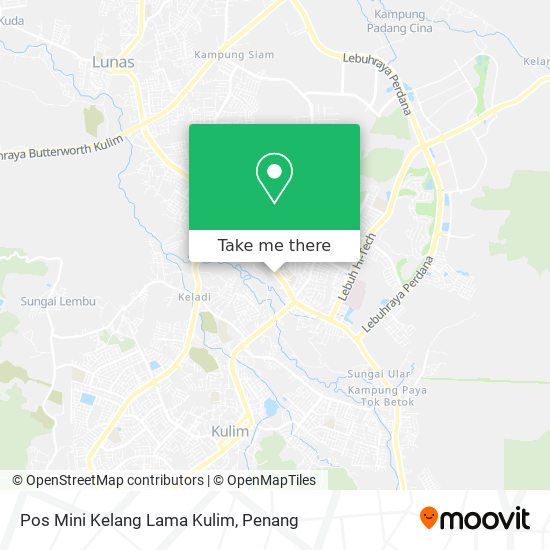 Pos Mini Kelang Lama Kulim map