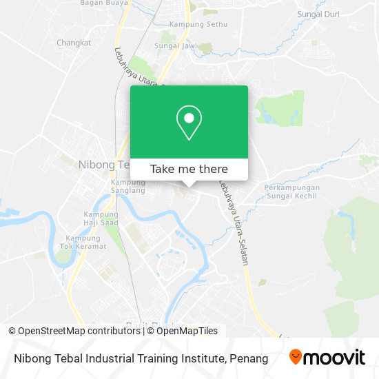 Nibong Tebal Industrial Training Institute map