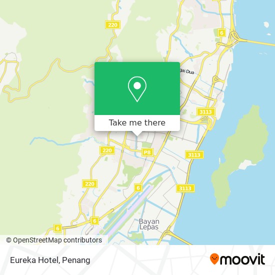 Eureka Hotel map