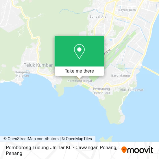 Pemborong Tudung Jln Tar KL - Cawangan Penang map