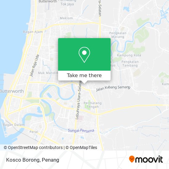 Kosco Borong map