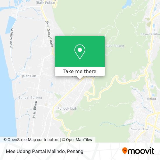 Peta Mee Udang Pantai Malindo