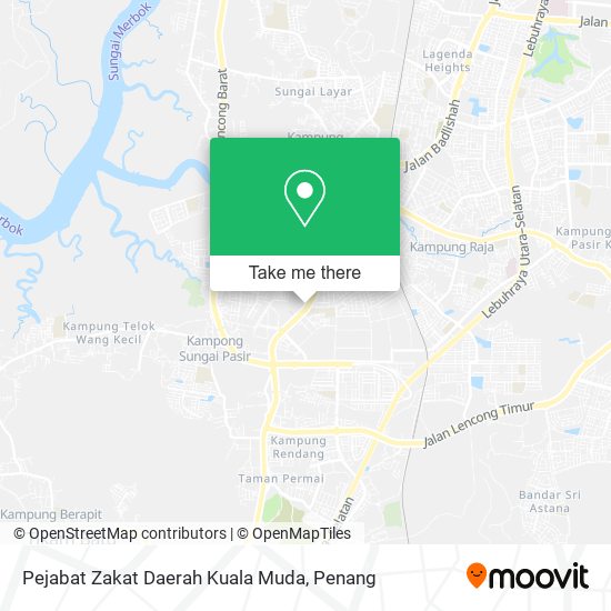 Pejabat Zakat Daerah Kuala Muda map