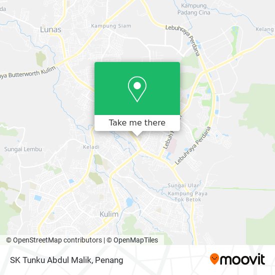 Peta SK Tunku Abdul Malik