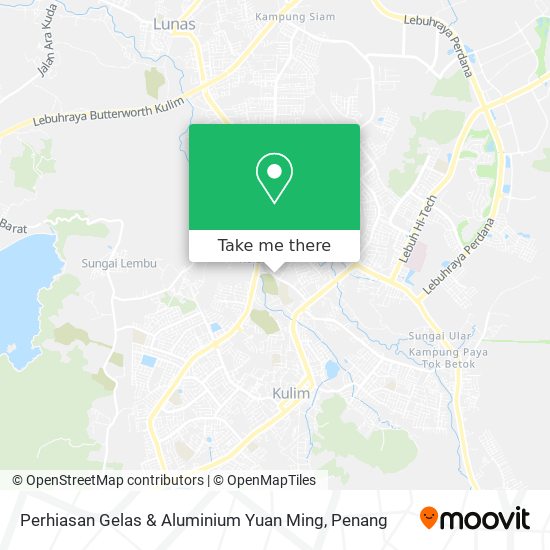 Perhiasan Gelas & Aluminium Yuan Ming map