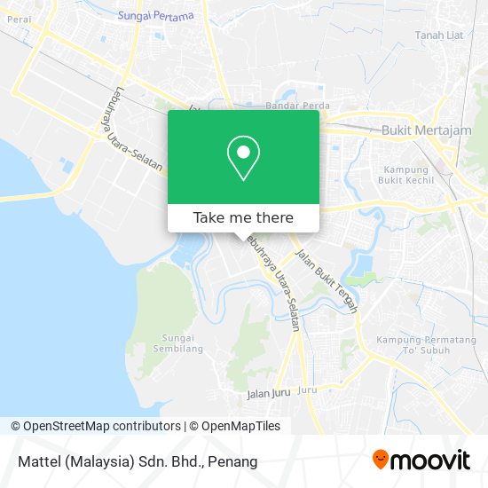 Mattel (Malaysia) Sdn. Bhd. map