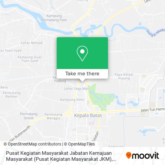 Pusat Kegiatan Masyarakat Jabatan Kemajuan Masyarakat (Pusat Kegiatan Masyarakat JKM) map