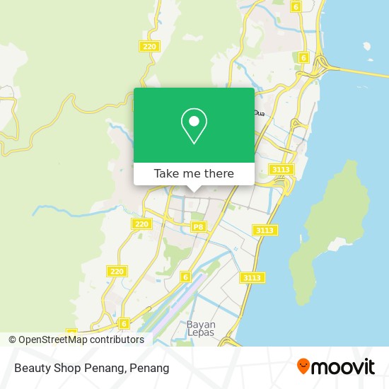 Beauty Shop Penang map