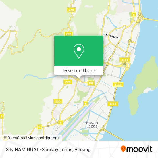 Peta SIN NAM HUAT -Sunway Tunas