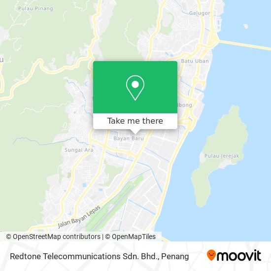 Redtone Telecommunications Sdn. Bhd. map